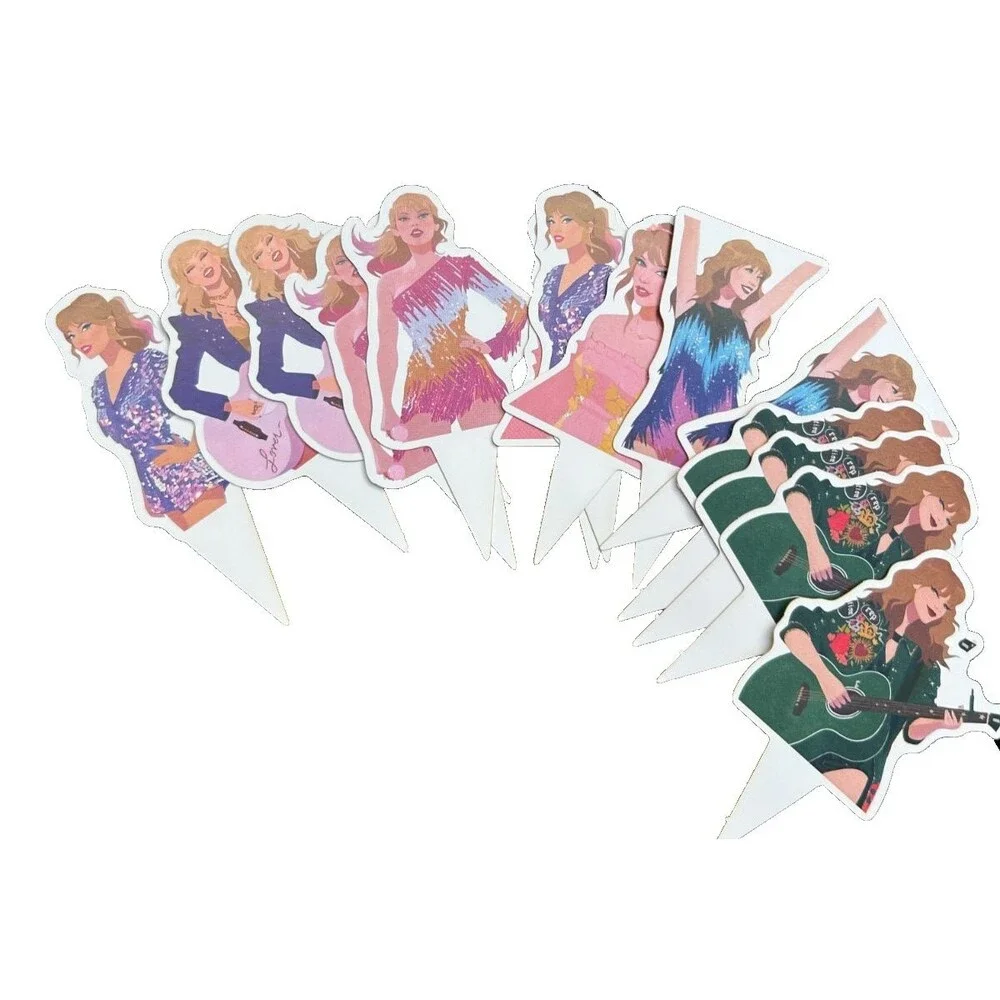 Taylor Swift Birthday Party Supplies-Banner,Tablecloth,Balloons, Toppers, Plates